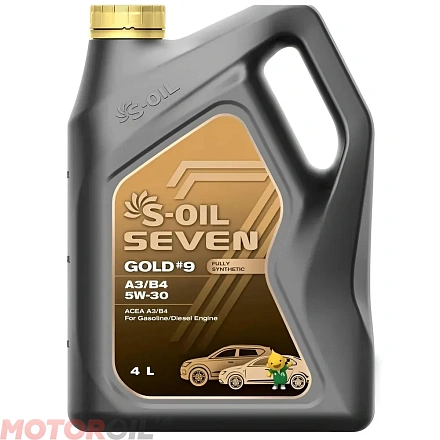 S-OIL 7 GOLD #9 5W-30 A3/B4 фото 1 S-OIL 7 GOLD #9 5W-30 A3/B4 preview 1