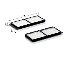 Салонный фильтр MANN CU23001-2