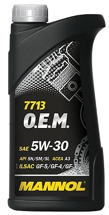 MANNOL 7713 O.E.M. for Hyundai Kia 5W-30 фото 1 MANNOL 7713 O.E.M. for Hyundai Kia 5W-30 preview 1