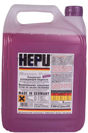 Антифриз концентрат фиолетовый HEPU Coolant G12plus preview 1