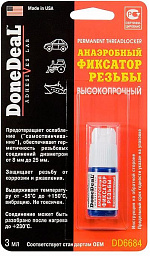 Анаэробный фиксатор резьбы высокопрочный DONE DEAL