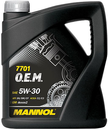 MANNOL 7701 O.E.M. for Chevrolet Opel 5W-30 фото 1 MANNOL 7701 O.E.M. for Chevrolet Opel 5W-30 preview 1