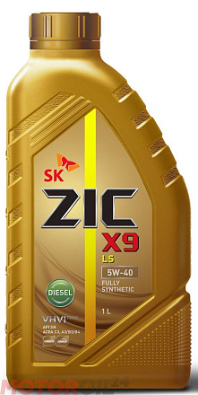 ZIC X9 LS 5W-40 Diesel фото 1 ZIC X9 LS 5W-40 Diesel preview 1