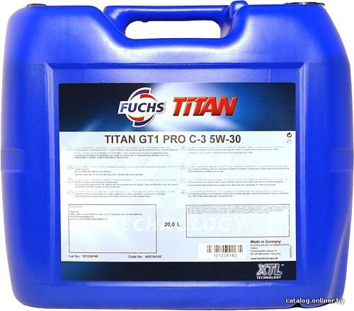 FUCHS Titan GT1 PRO C-3 5W-30 фото 1 FUCHS Titan GT1 PRO C-3 5W-30 preview 1