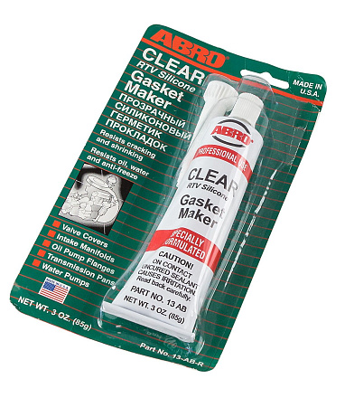 Герметик прокладок прозрачный  ABRO Clear Gasket Maker preview 1