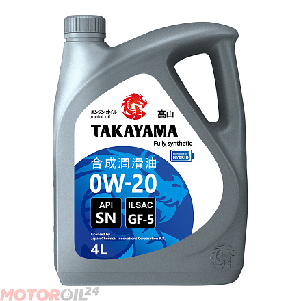 TAKAYAMA 0W-20 ILSAC GF-5 API SN preview 1