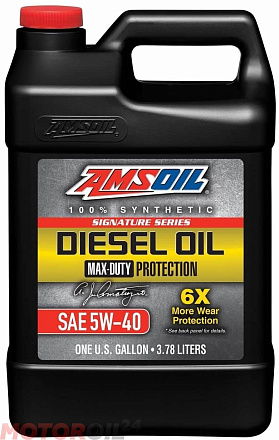 AMSOIL Signature Series Max-Duty Synthetic Diesel Oil 5W-40 preview 1