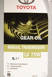 Трансмиссионное масло TOYOTA MT Gear Oil LV 75W 
