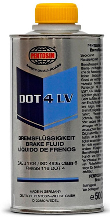 Тормозная жидкость PENTOSIN DOT 4 LV preview 1