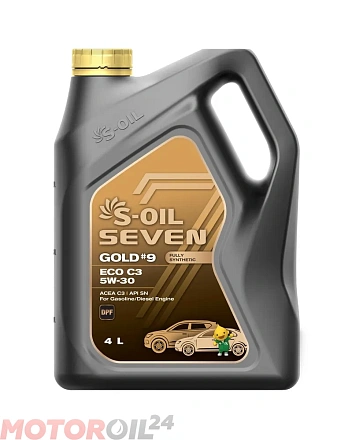 S-OIL SEVEN GOLD #9 ECO C3 5W-30 фото 1 S-OIL SEVEN GOLD #9 ECO C3 5W-30 preview 1