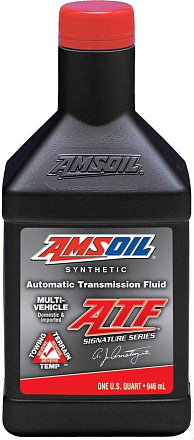 Трансмиссионное масло AMSOIL Signature Series Multi-Vehicle Synthetic Automatic Transmission Fluid (ATF) preview 1