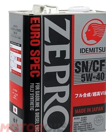 IDEMITSU Zepro Euro Spec 5W-40 фото 1 IDEMITSU Zepro Euro Spec 5W-40 preview 1