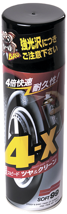 Очиститель покрышек SOFT-99 4-X preview 1