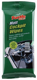Салфетки TURTLE WAX для салона автомобиля, придающие матовость Matt Cockpit