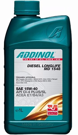 ADDINOL Diesel Longlife MD 1548 15W-40 фото 1 ADDINOL Diesel Longlife MD 1548 15W-40 preview 1