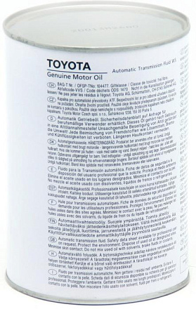 Трансмиссионное масло TOYOTA ATF WS фото 1 Трансмиссионное масло TOYOTA ATF WS preview 1