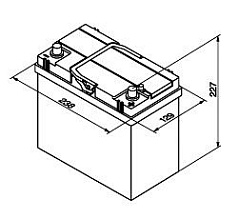 Аккумулятор BOSCH 0092S40200