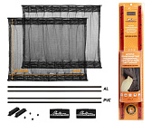 Шторка AIRLINE солнцезащитные раздвижные L ДхВ: 60х47-53см.