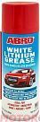 Смазка-спрей ABRO белая литиевая