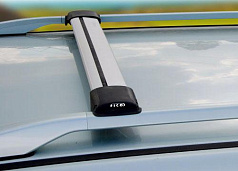 Багажник на рейлинги FICOPRO R-47 S (серебристый)