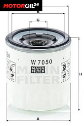 Фильтр масляный MANN W7050