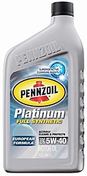 PENNZOIL Platinum European Formula 5W-40