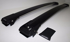 Багажник на рейлинги FICOPRO R-43 B (черный)