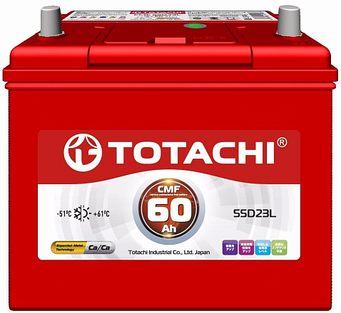 Аккумулятор TOTACHI KOR CMF 60 L 55D23L фото 2 Аккумулятор TOTACHI KOR CMF 60 L 55D23L preview 2