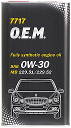 MANNOL 7717 O.E.M. for Mercedes Benz 0W-30