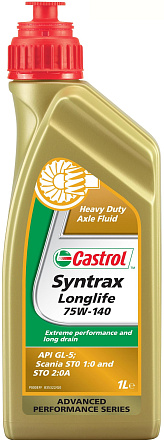 Трансмиссионное масло CASTROL Syntrax Longlife 75W-140 preview 1