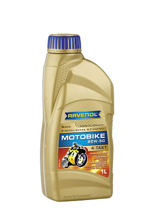 RAVENOL Motobike 4-T Mineral 20W-50 фото 2 RAVENOL Motobike 4-T Mineral 20W-50 preview 2