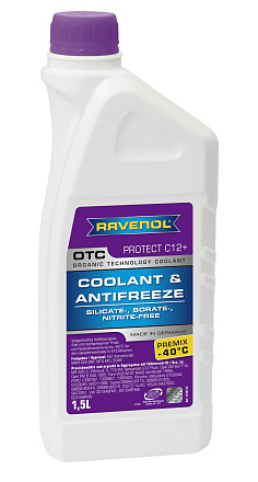 Антифриз готовый фиолетовый RAVENOL OTC Organic Technology Coolant Premix -40°C preview 1