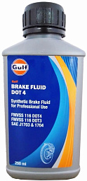 Тормозная жидкость GULF Brake Fluid DOT 4