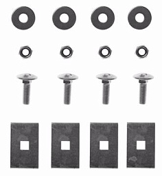 ATLANT  Комплект переходников для аэродинамических дуг (L=20 мм) для велокрепления и корзины