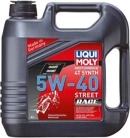 LIQUI MOLY Motorbike 4T Synth Street Race 5W-40 фото 1 LIQUI MOLY Motorbike 4T Synth Street Race 5W-40 preview 1
