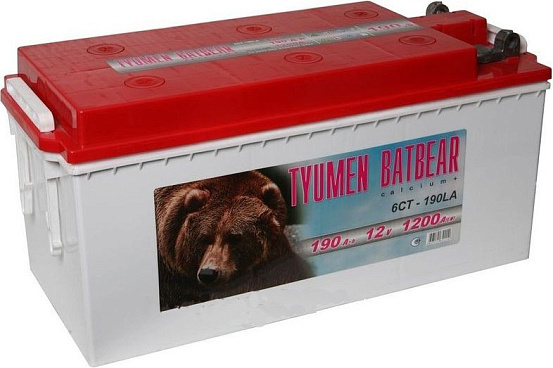 Аккумулятор Tyumen BatBear 6CT190LA1BOLT preview 1