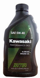 KAWASAKI Performance Oils 4-Stroke Engine Oil ATV/UTV Semi-Synthetic 5W-40