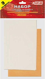 Набор салфеток для стекол автомобиля 3TON 12х18см / 25х36см / 25х36см