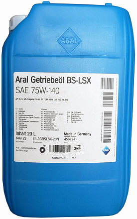 Трансмиссионное масло ARAL Getriebeol BS-LSX 75W-140 фото 1 Трансмиссионное масло ARAL Getriebeol BS-LSX 75W-140 preview 1