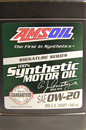 AMSOIL Signature Series Synthetic Motor Oil 0W-20 фото 4 AMSOIL Signature Series Synthetic Motor Oil 0W-20 preview 4