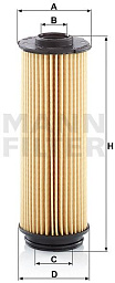 Масляный фильтр MANN HU6022Z