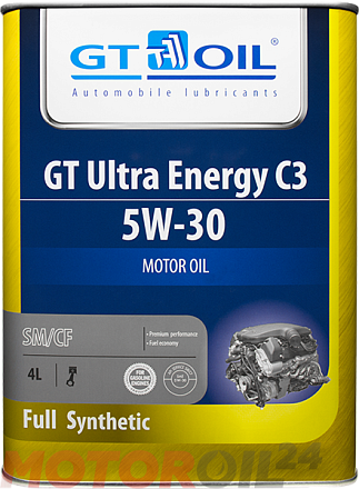 GT-OIL GT Ultra Energy C3 5W-30 фото 1 GT-OIL GT Ultra Energy C3 5W-30 preview 1
