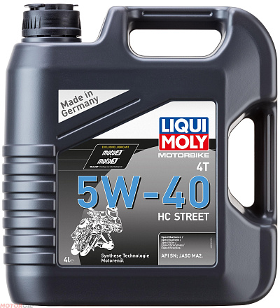 LIQUI MOLY Motorbike 4T HC Street 5W-40 preview 1