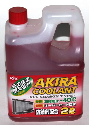 Антифриз Akira Coolant -40°C (красный) preview 2