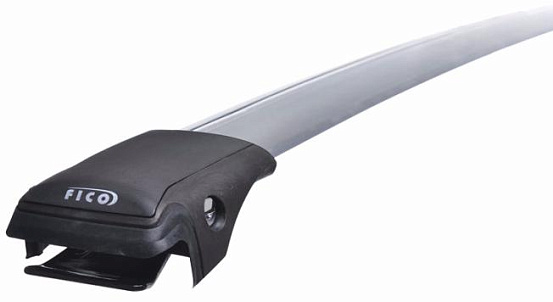 Багажник на рейлинги FICOPRO R-43 S (серебристый) preview 4