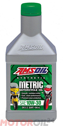AMSOIL Synthetic Metric Motorcycle Oil 10W-30 фото 1 AMSOIL Synthetic Metric Motorcycle Oil 10W-30 preview 1