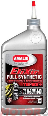 Трансмиссионное масло AMALIE Elixir Full Synthetic LS GL-5 Tri-Vis + 75W-85W-140 фото 1 Трансмиссионное масло AMALIE Elixir Full Synthetic LS GL-5 Tri-Vis + 75W-85W-140 preview 1