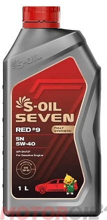 S-OIL 7 RED #9 SN 5W-40 фото 1 S-OIL 7 RED #9 SN 5W-40 preview 1