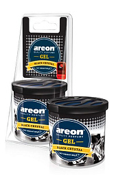 Ароматизатор AREON Gel Can Blister (Черный кристалл)