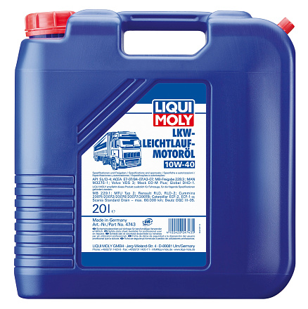 LIQUI MOLY LKW-Leichtlauf-Motoroil Basic 10W-40 preview 1